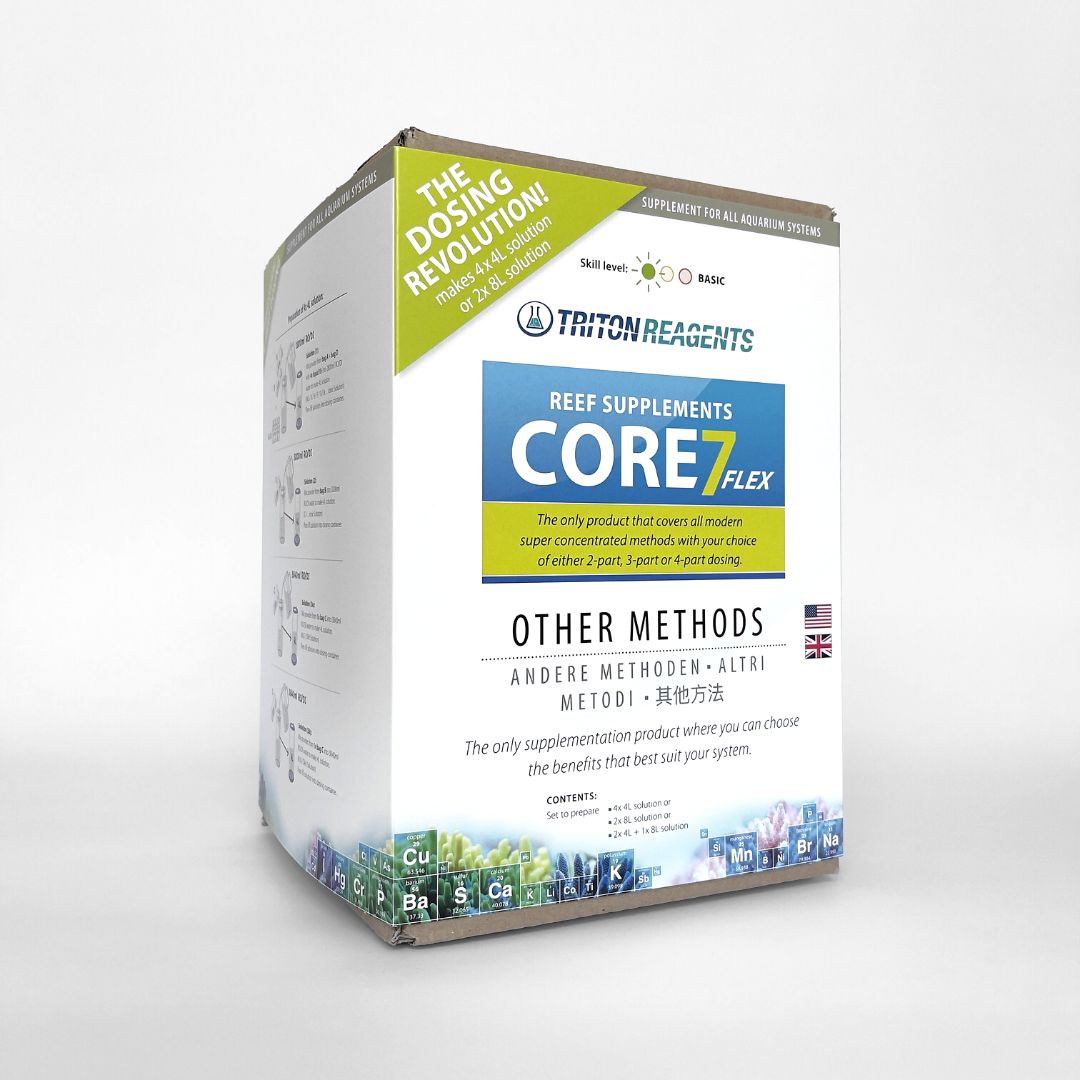 TRITON Core7 Flex Reef Supplements — konzentrierte Dosierung ohne Refugium