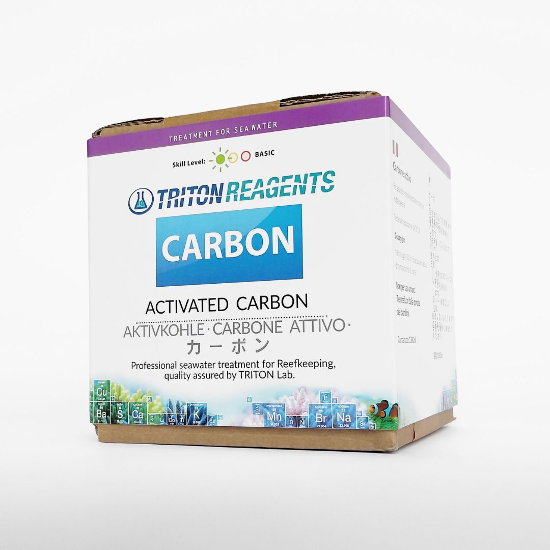TRITON Carbon — ultrareine Aktivkohle für Riffaquarien